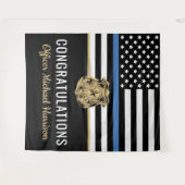 Politieagent Afstuderen Rechtshandhaving Wandkleed (Voorkant (horizontaal))