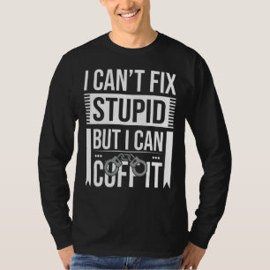 Politieagent arresteert me ik kan niet lomp maken, t-shirt