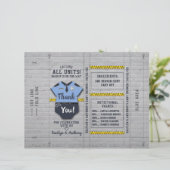 Politieagent Baby shower DIY Snoep Bar Wrapper (Staand voorkant)