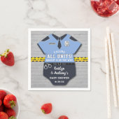 Politieagent Baby shower Servet (Insitu)