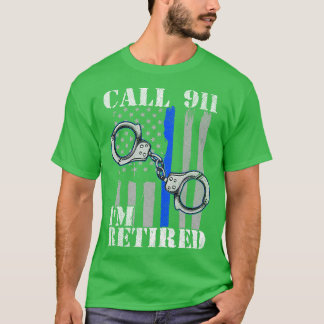Politieagent Bel 1911 Im Ingepensioneerde rechtsha T-shirt