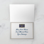 Politieagent Birthday Kaart (Binnen)