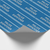 Politieagent cadeaupapier (Hoek)