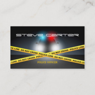 Politieagent Cop Policeman Criminalist Card Visitekaartje