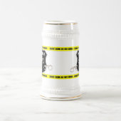 Politieagent Crime Scene Beer Stein Bierpul (Center)
