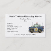 Politieagent crusier Cop auto Visitekaartje (Voorkant)