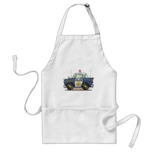 Politieagent crusier Cop Car Apron Standaard Schort