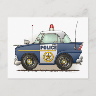 Politieagent crusier Cop Post Card Briefkaart