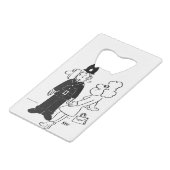 Politieagent Cuckoo Clock Helmet Creditkaart Flessenopener (Achterkant Gekanteld)