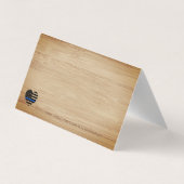 Politieagent Dank u Amerikaanse vlag Visitekaartje (Achterkant)