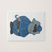 Politieagent Dog Legpuzzel (Horizontaal)