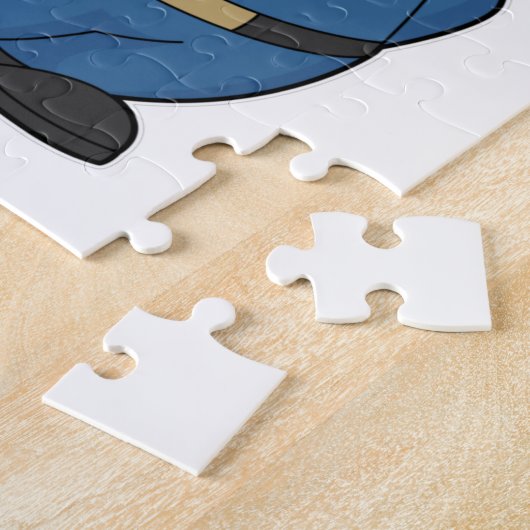 Politieagent Dog Legpuzzel (Zijkant)