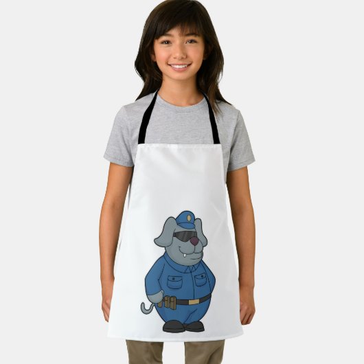 Politieagent Dog Schort (Insitu)