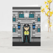 Politieagent en Kaart van het politiebureau (Gele Bloem)