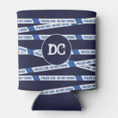 Politieagent Fun Crime Scene Kruis Tape niet Blikjeskoeler (Achterkant)