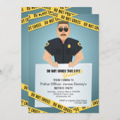 Politieagent gebruikt geen interbancaire uitnodigi kaart (Voorkant / Achterkant)