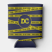 Politieagent Grappige Misdaad Scene Niet Cross Tap Blikjeskoeler (Voorkant)