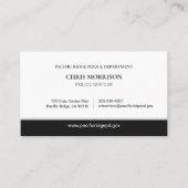 Politieagent Handhaving QR-code Visitekaartje (Voorkant)