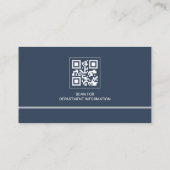 Politieagent Handhaving QR-code Visitekaartje (Achterkant)