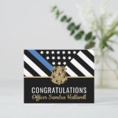 Politieagent Handhaving van de Wet Pensioen Briefkaart (Staand voorkant)