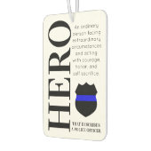 Politieagent Hero Thin Blue Line Dank u Luchtverfrisser (Links)