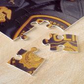 politieagent Illustratie Legpuzzel (Zijkant)