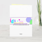 Politieagent Kaart (Achterkant)