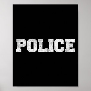 Politieagent kostuum kleding poster