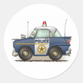 Politieagent kruiser Cop Car Sticker (Voorkant)