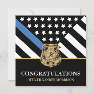 Politieagent Law Enforcement Academy Afstuderen Kaart
