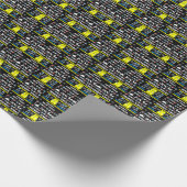 politieagent lelijke xmas sweater cadeaupapier (Hoek)