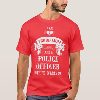 Politieagent Mam Moederdag T-shirt