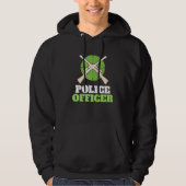 Politieagent met Cool Logo Hoodie (Voorkant)