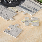 Politieagent motorfiets legpuzzel (Zijkant)