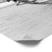 Politieagent motorfietsen, 1932.  foto poster (Hoek)