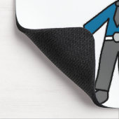 Politieagent Mousepad Muismat (Hoek)