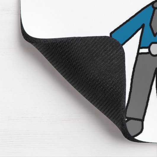 Politieagent Mousepad Muismat (Hoek)