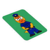 Politieagent Pachycephalosaurus. Magneet (Rechterzijde)