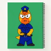 Politieagent Pachycephalosaurus. Notitieboek (Achterkant)