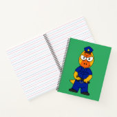 Politieagent Pachycephalosaurus. Notitieboek (Binnen)