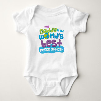 Politieagent Papa baby shower cadeau t-shirt