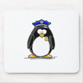 Politieagent Penguin Muismat (Voorkant)
