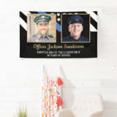 Politieagent Pensioen Partij 2 Foto Spandoek (Insitu)