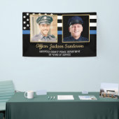 Politieagent Pensioen Partij 2 Foto Spandoek (Beurs)