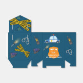 Politieagent Politie Birthday Bedankdoosjes (Uitgevouwen)