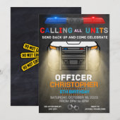 Politieagent Politie Birthday Kaart (Voorkant / Achterkant)