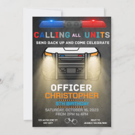 Politieagent Politie Birthday Kaart