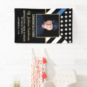 Politieagent Politie Pensioen Foto Spandoek (Insitu)