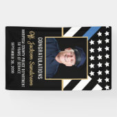 Politieagent Politie Pensioen Foto Spandoek (Horizontaal)