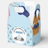 Politieagent Politieagent Verjaardagsfeestje Bedankdoosjes (Geopend)